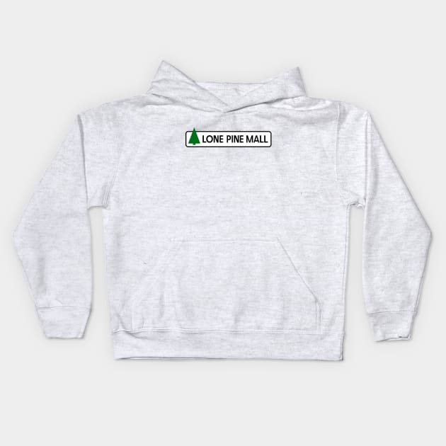 Lone Pine Mall Kids Hoodie by sombreroinc